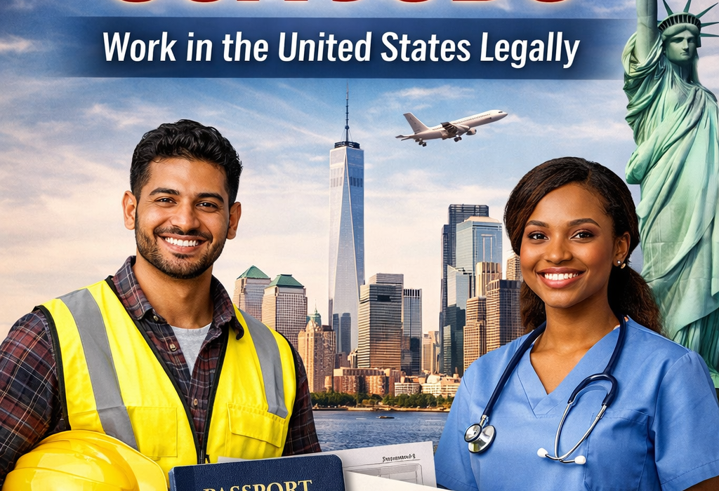 Visa sponsorship USA jobs for foreigners to work legally in the United States
