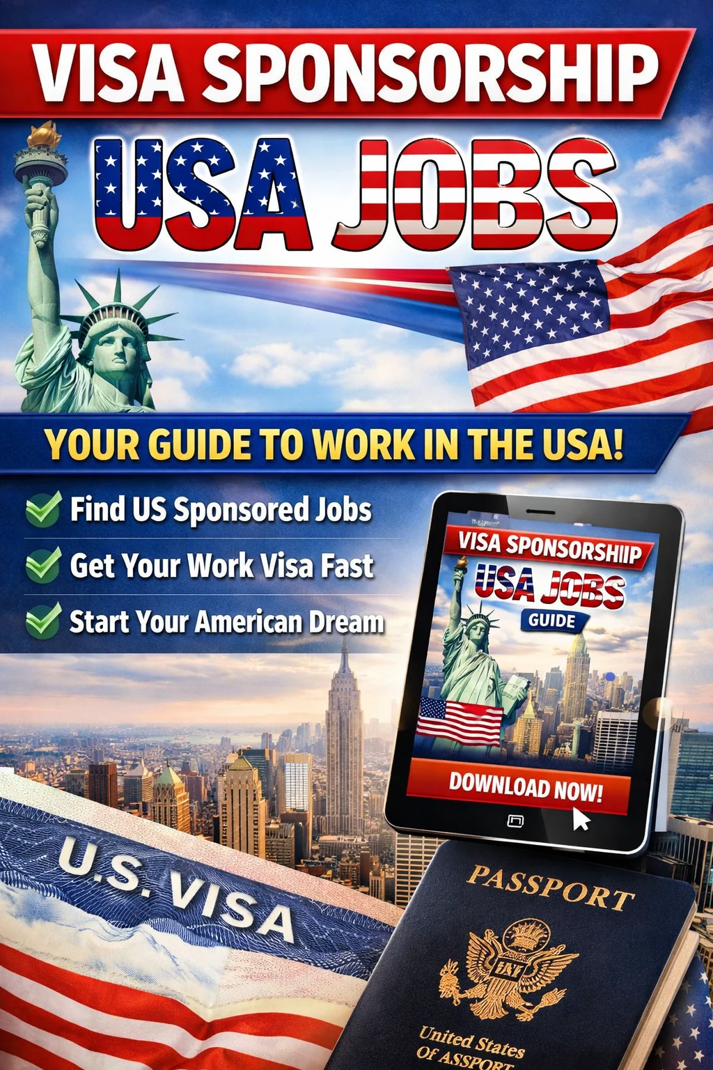 Visa Sponsorship USA Jobs – The Ultimate Guide to Working in America ...