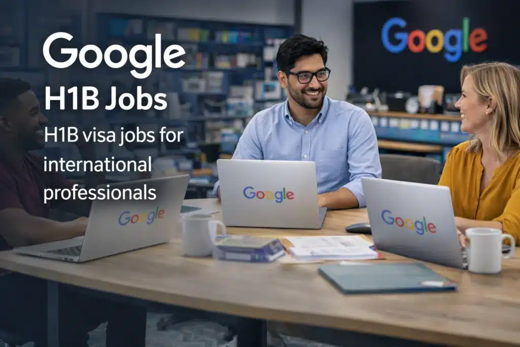 Google Visa Sponsorship Jobs USA 2026 – H1B Jobs, Salaries & Hiring Guide 3 working at Google in the United States with visa sponsorship